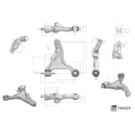 Febi Bilstein Control Arm With Bushes (194329) Fits: Volvo Front Axle Left