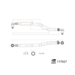 Febi Bilstein Tie Rod With Self-Locking Nut (177927) Fits: Volvo Rear Axle