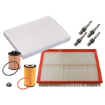 Febi Filters and Spark Plugs Service Pack Set (38224) Fits: Vauxhall Astra