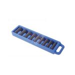 Laser Deep Socket Set Air Impact 1/2in. - 9 Piece (1749)