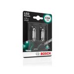 BOSCH LED Retrofit Bulbs - 12V 1W C5W - Cool White Interior (1987301501)