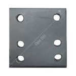 Maypole Drop Plate - 6 Hole - Zinc Plated - 4in. (233A)
