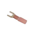 Connect Wiring Connectors - Red - Heat Shrink Fork - 4mm (30163)