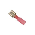 Connect Wiring Connectors - Red - Heat Shrink Female Slide-On - 6.3mm (30165)