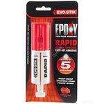 EVO-STIK Rapid - Multi-Application, Ultra-strong Two Part Epoxy Adhesive 25ml Syringe