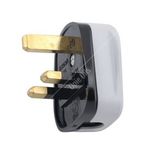 Connect High Impact Mains Plug Tops - White (30676)