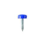 Connect Number Plate Screws - Blue - No.8 x 3/4in. (31541)