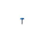 Connect Number Plate Screws - Blue Polytop - 4.8mm x 18.0mm (31545)