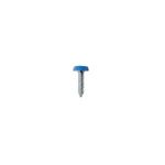 Connect Number Plate Screws - Blue Polytop - 4.8mm x 24.0mm (31549)