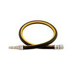 Connect Air Line Whip Hose With Fittings - 3/8in. ID - 0.6m (33042)