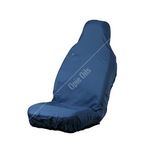 Town & Country Car Seat Cover - Front Single - Blue (3DFBLU)