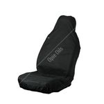 Town & Country Car Seat Cover Stretch - Front Single - Black (3DSFBLK)
