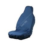 Town & Country Car Seat Cover Stretch - Front Single - Blue (3DSFBLU)