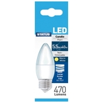 Status LED Edison Screw Candle Warm White Bulb - 5.5W/470 Lumen
