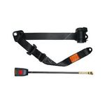 SECURON Auto Lap & Diagonal Seat Belt - Black (500/CV)