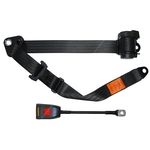 Securon Auto Lap & Diagonal Seat Belt (500L/PG) - Black 