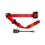 Securon Auto Lap & Diagonal Seat Belt (500/30RED) - Red 