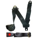 SECURON Auto Lap & Diagonal Seat Belt - Black (507S/W)