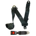 Securon Auto Lap & Diagonal Seat Belt (507S/SL22) - Black 