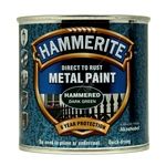 Hammerite Direct To Rust Metal Paint - Hammered Dark Green (5084831)