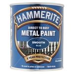 Hammerite Direct To Rust Metal Paint - Smooth Blue (5092826)