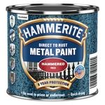 Hammerite Direct To Rust Metal Paint - Hammered Red (5092961)