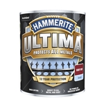 Hammerite Ultima Direct To Rust Metal Paint - Smooth Ruby Red