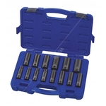 Chrome 14 Piece Metric Socket Set With Blow Molded Case