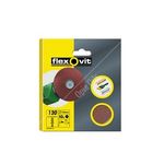 Flexovit High Performance Aluminium Oxide Discs - Drill Mountable - P120 - 125mm (63642526383)