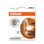 OSRAM Twin Blister Pack Of Festoon Bulbs - 12V 10W SV8.5-8 