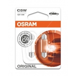 OSRAM Twin Blister Pack Of Festoon Bulbs - C5W 12V 5W SV8.5-8 