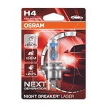 OSRAM Performance Bulbs H4 Up To 150% More Brightness (472) P43T Halogen Night Breaker Laser