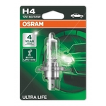OSRAM Performance Bulbs H4 12V 60/55W (472L) Halogen Long Life P43T Ultra Life