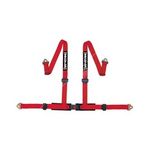 Securon Harness - 4 Point & Snap Hooks - Red (655RED)