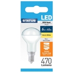 Status LED Small Edison Screw R50 Spot Warm White Bulb - 6W/470 Lumen