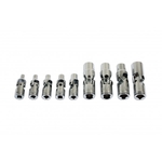 Laser Universal Joint Star Socket Set With 1/4 & 3/8 Inch Drives