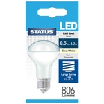 Status LED Edison Screw R63 Spot Cool White Bulb - 8.5W/806 Lumen