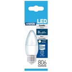 Status LED Edison Screw Candle 8W Bulb - 806 Lumen