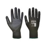 Portwest PU Palm Glove - Black - Large (A129BKRL)