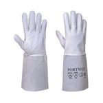 Portwest Premium Tig Welding Gauntlets - Grey - Large (A520GRRL)