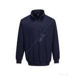 PORTWEST Sorrento Zip Neck Sweatshirt - Navy - L