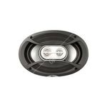 Caliber Speakers - 3-Way Coaxial with Grills - 6x9in. (CALCDS69G)