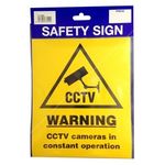 Castle Promotions Outdoor Vinyl Sticker - CCTV Warning (CCTV)