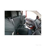 TOWN & COUNTRY Van Seat Cover - Double - Black - Fits: Citroen Dispatch, Peugeot Expert & Toyota Proace 2016