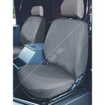 Town & Country Front Pair Car Seat Covers (Grey) for Land Rover Defender (DRGRY)