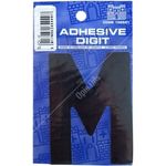 Castle Promotions M - 3in. Adhesive Digit - Black (DPX12M)