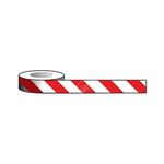 Signs & Labels Aisle Marking Tape - Red/White - 33m x 50mm (FBP20C)