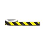 Signs & Labels Aisle Marking Tape - Black/Yellow - 33m x 50mm (FBW21A)