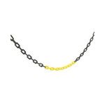 Signs & Labels Plastic Chain - Black/Yellow - 25m (FBYBC6)