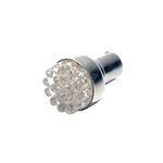 Autolamps LED Bulb - 24V BAY15D 19-LED - White (LED334WT)